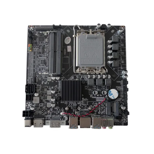 Mini ITX Industrial Motherboard Intel® PCH Chip Support 12th Generation CPU 1LAN 1COM 8USB