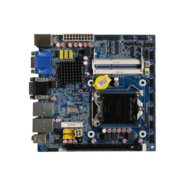 Mini ITX Motherboard H81 chip 2LAN 10COM 10USB PCIEx16 Slot, ATX power