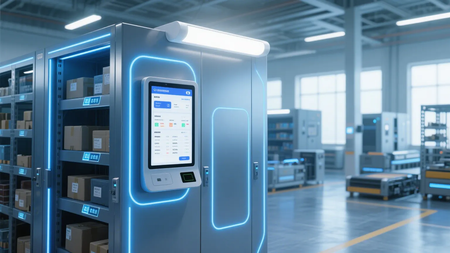 Application of Android all-in-one machine in smart storage cabinet