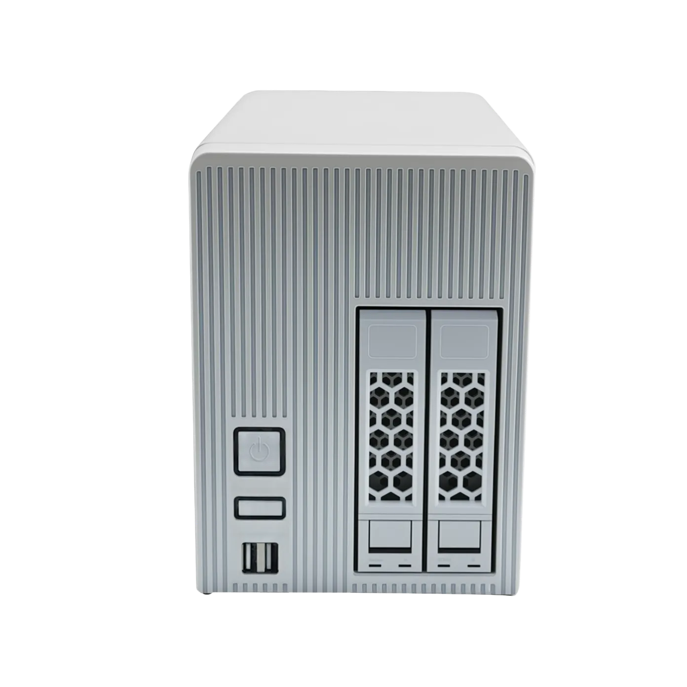 NAS cloud hardware platform, 2 protable hard drive slots, optional RAID function