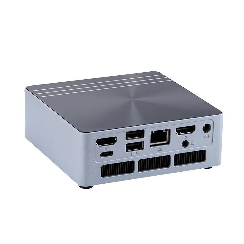 AMD low-power mini PC, cloud terminal, Ryzen series CPU, 2HDMI+TYPE C display