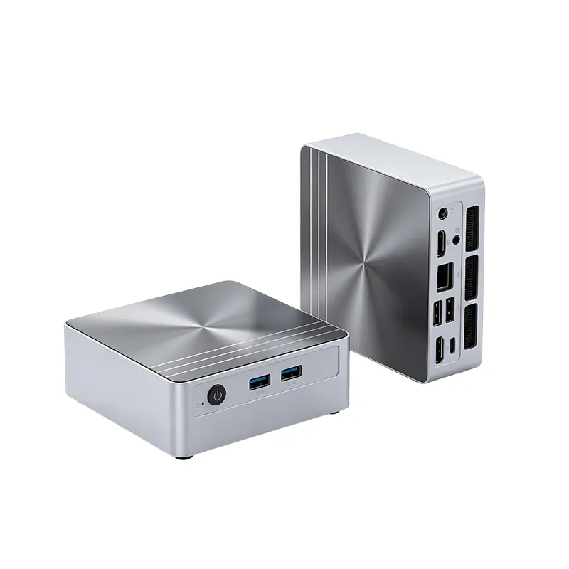 AMD low-power mini PC, cloud terminal, Ryzen series CPU, 2HDMI+TYPE C display